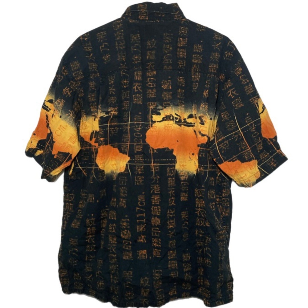 Wu Wear Shirt Mens Large Wu Tang Clan Vintage 90s Hip Hop World AOP Button Up - Picture 2 of 6